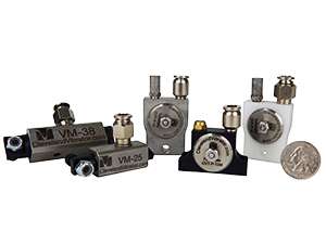 Miniature Pneumatic Piston and Turbine Vibrators - Cleveland Vibrator Company